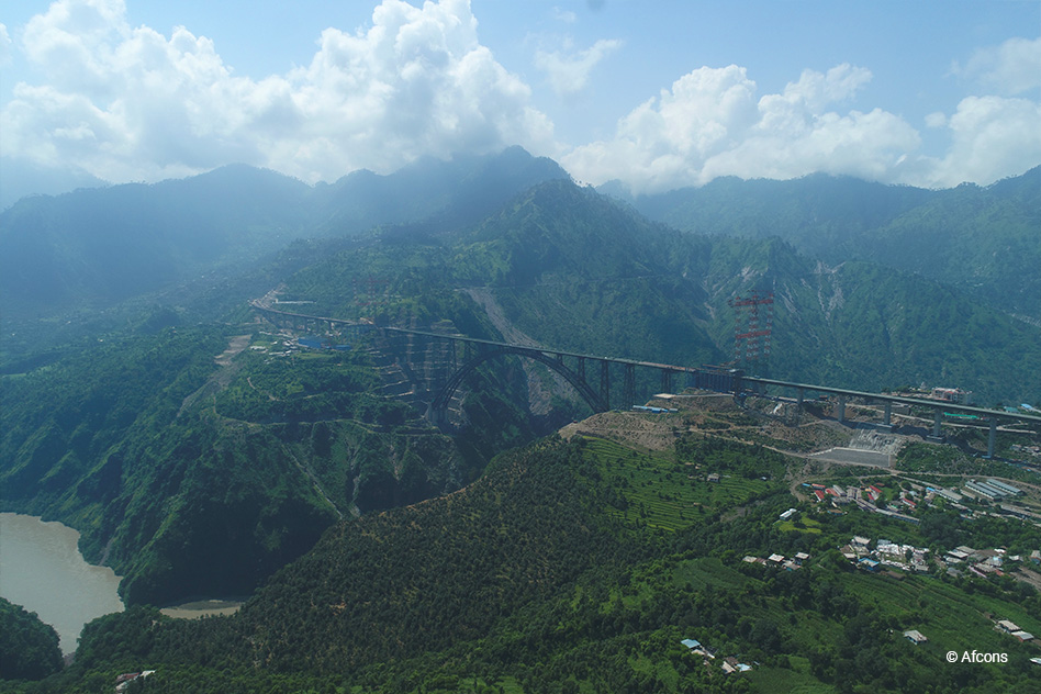 Chenab Bridge Afcons 1