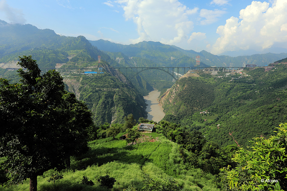 Chenab Bridge Afcons 2