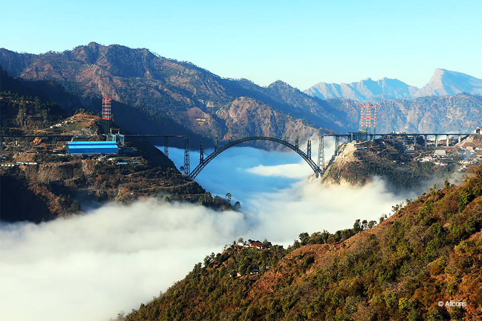 Chenab Bridge Afcons 4