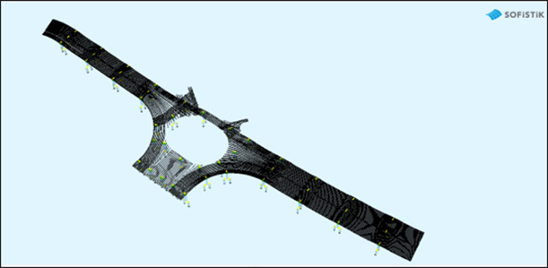 Hetzel Bridge SOFiSTiK Model 2