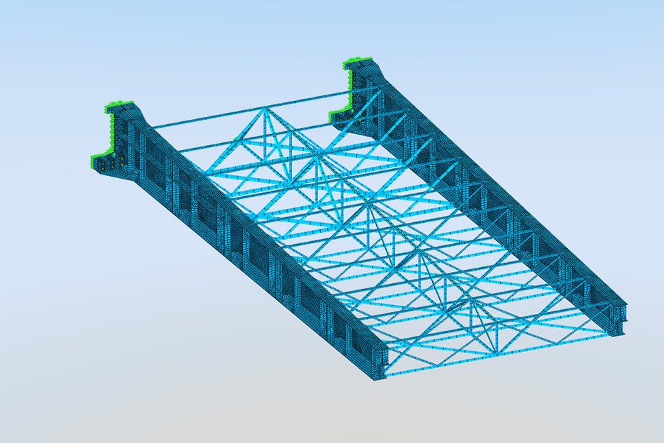 Railway Bridge BR08 Modell 02