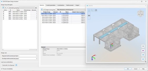 Efficiently Group and Design Continuous Beams