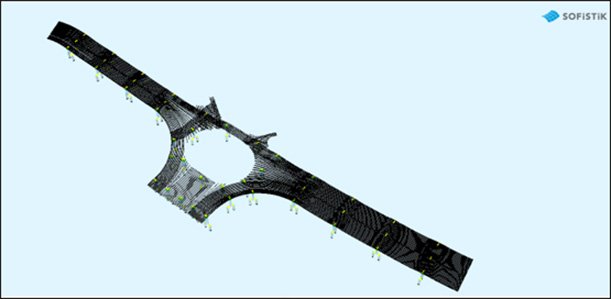 Hetzel Bridge SOFiSTiK Model 2