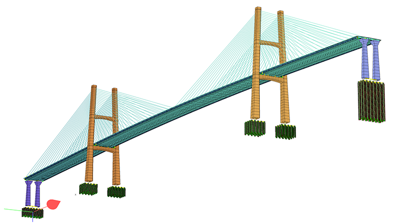 Modell 01 - The Fourth Bridge over the Panama Canal