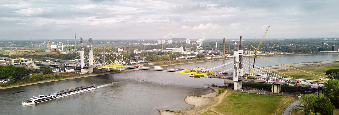 Headerbild Referenz Rheinbruecke Duisburg