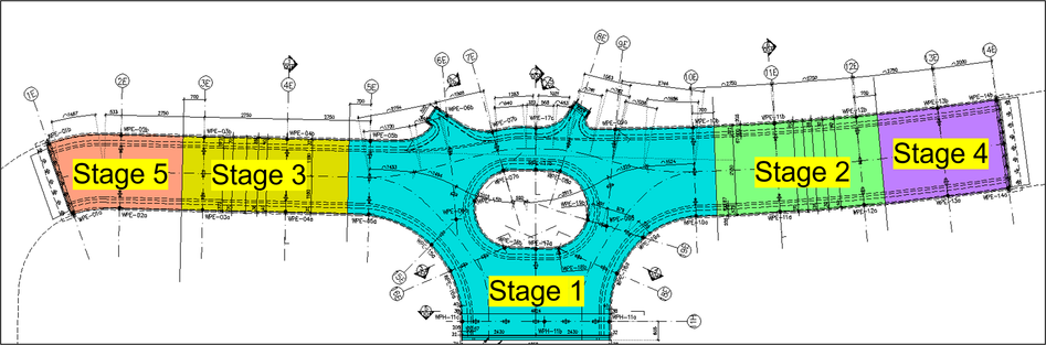 Hetzel Bridge Image Construction Stages
