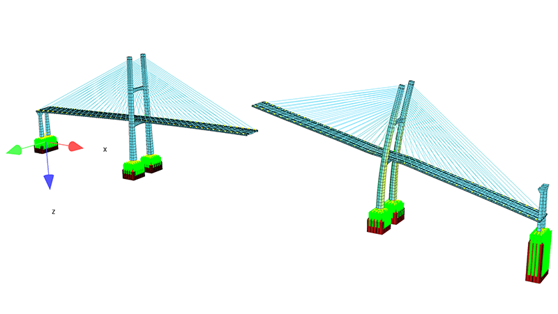 Modell 03 - The Fourth Bridge over the Panama Canal